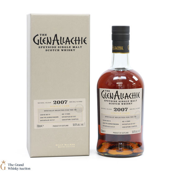 Glenallachie - 15 Year Old #800179 Single Oloroso Puncheon UK Exclusive
