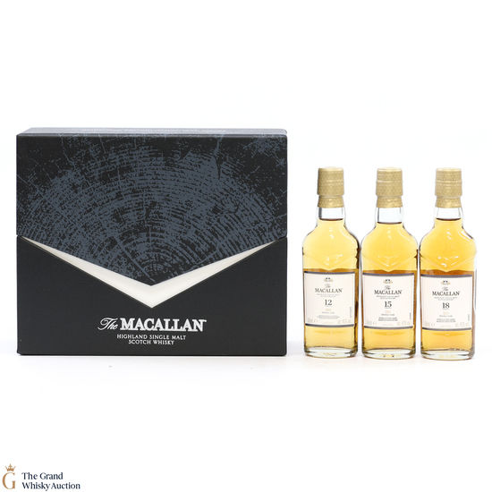 Macallan - 12, 15 & 18 YO Double Cask Set (3 x 5cl)