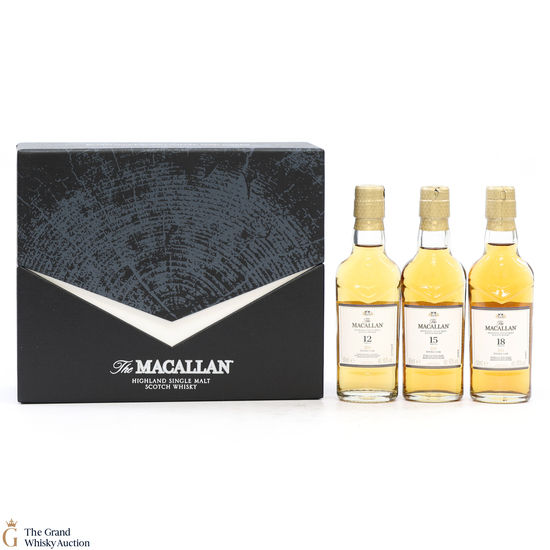 Macallan - 12, 15 & 18 YO Double Cask Set (3 x 5cl)