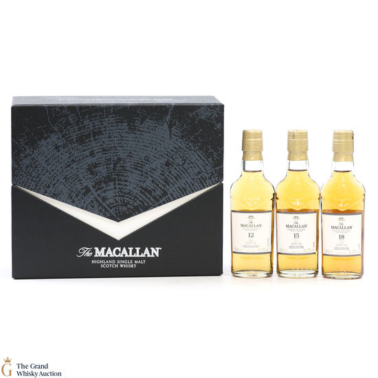 Macallan - 12, 15 & 18 YO Double Cask Set (3 x 5cl)