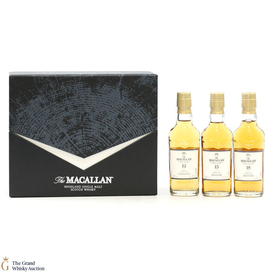 Macallan - 12, 15 & 18 YO Double Cask Set (3 x 5cl)
