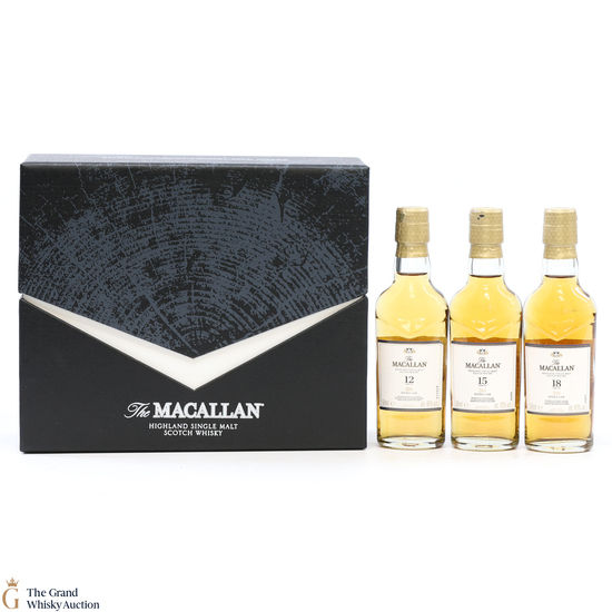 Macallan - 12, 15 & 18 YO Double Cask Set (3 x 5cl)