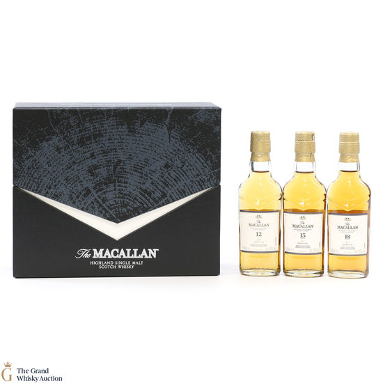 Macallan - 12, 15 & 18 YO Double Cask Set (3 x 5cl)
