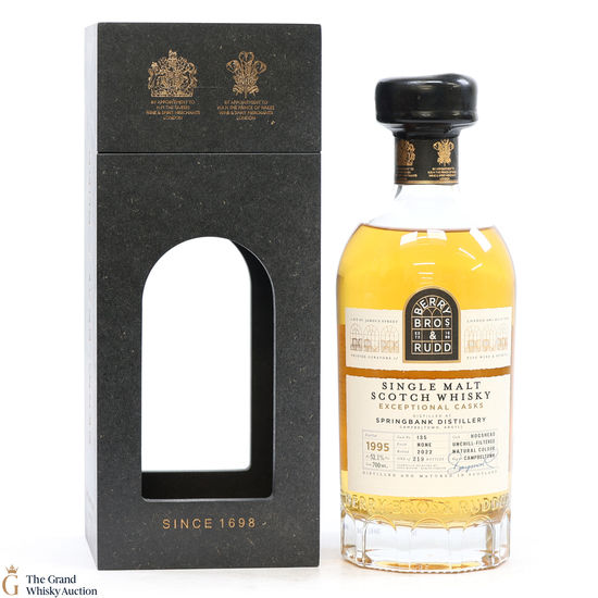 Springbank - 1995 #135 Exceptional Casks - Berry Bro's 2022