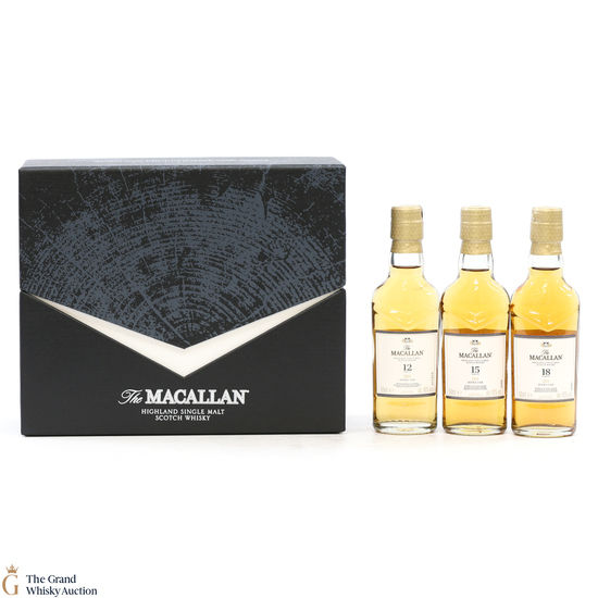 Macallan - 12, 15 & 18 YO Double Cask Set (3 x 5cl)