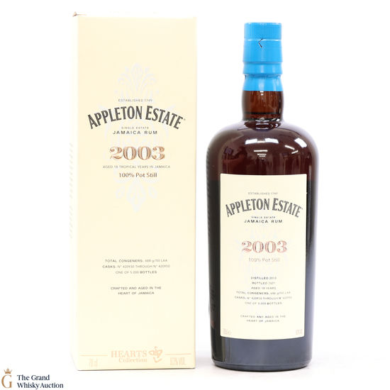 Appleton Estate - 18 Year Old 2003 Velier - Hearts Collection (Rum)