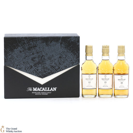 Macallan - 12, 15 & 18 YO Double Cask Set (3 x 5cl)