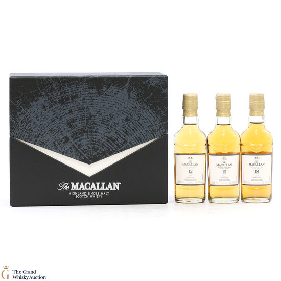 Macallan - 12, 15 & 18 YO Double Cask Set (3 x 5cl)