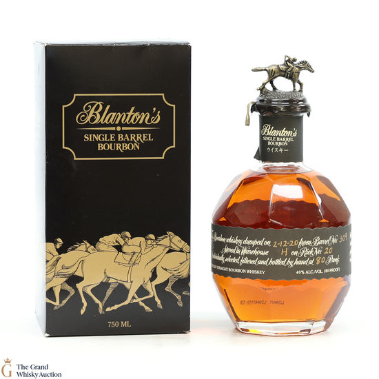 Blanton's - Single Barrel Black Label Dumped 2020 / Japanese Import 75cl