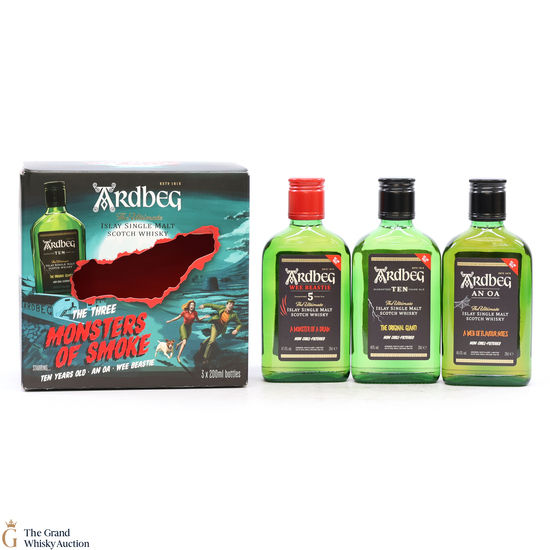 Ardbeg - The Three Monsters Of Smoke 3 x 20cl