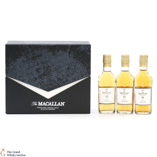 Macallan - 12, 15 & 18 YO Double Cask Set (3 x 5cl)