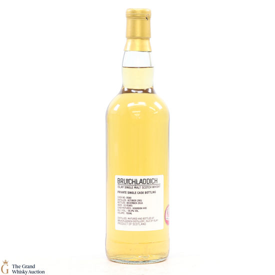 Bruichladdich - 15 Year Old 2001 #560 Bourbon Hogshead Private Cask