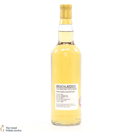 Bruichladdich - 15 Year Old 2001 #560 Bourbon Hogshead Private Cask