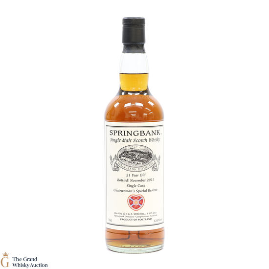 Springbank - 21 Year Old - Hearts FC Chairwoman's Special Reserve 