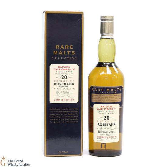 Rosebank - 20 Year Old - Rare Malts (60.3%) Rosebank - 20 Year Old - Rare Malts (60.3%)