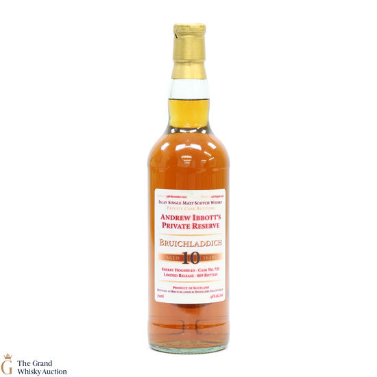 Bruichladdich - 10 Year Old - Private Cask #725