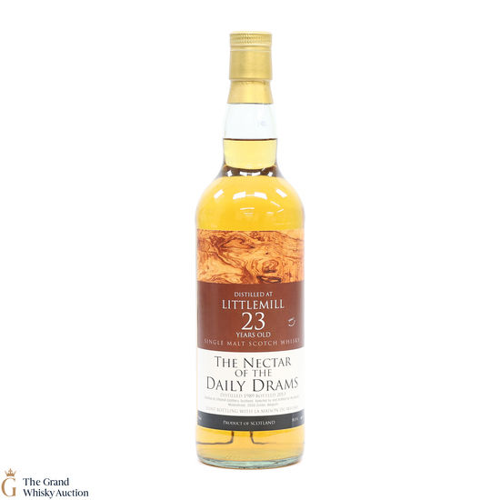 Littlemill - 23 Year Old 1989 - The Nectar of the Daily Dram & LMDW