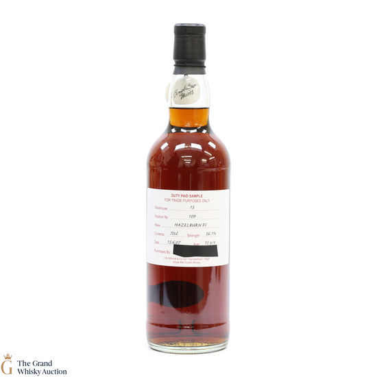 Hazelburn - 15 Year Old 2007 Fresh Sherry - Duty Paid Sample 56.1%