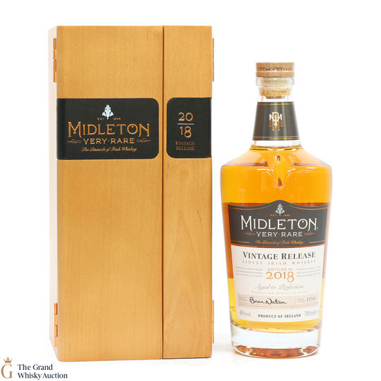Midleton - Very Rare - 2018 Vintage Release - Irish Whiskey