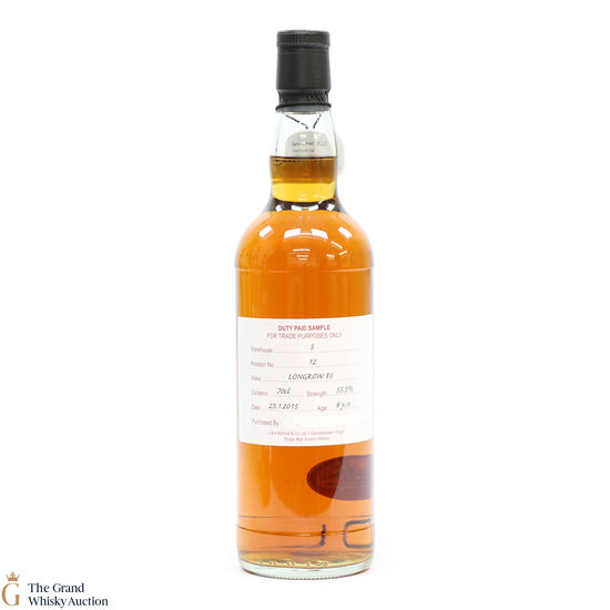 Longrow - 8 Year Old 2015 Fresh Sherry - Duty Paid Sample 55.5%