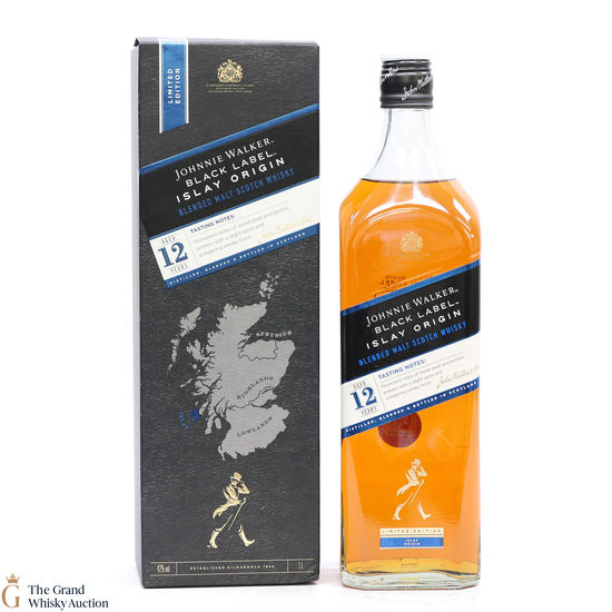 Johnnie Walker - 12 Year Old -  Black Label - Islay Origin 1L