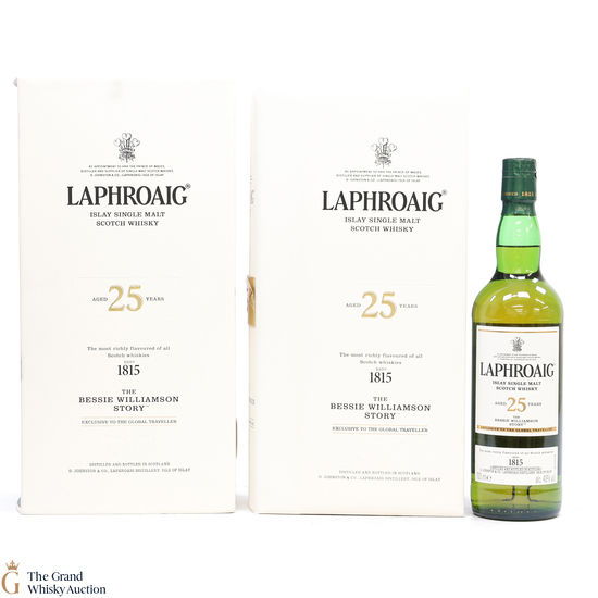 Laphroaig - 25 Year Old Bessie Williamson Story Exclusive to Global Traveller 