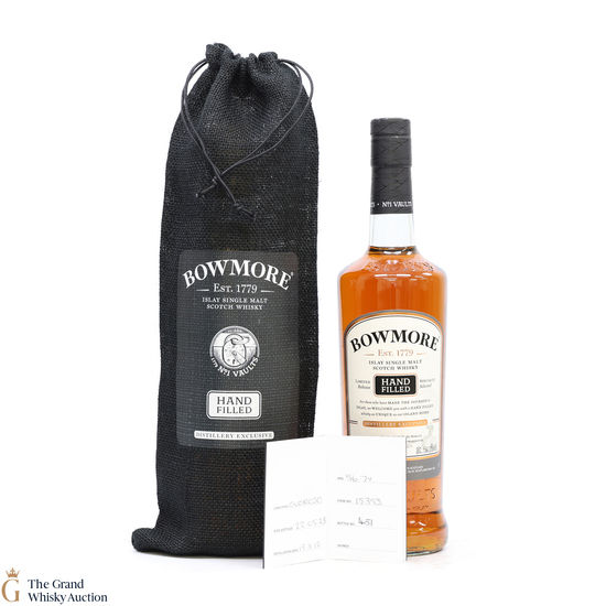 Bowmore - 11 Year Old - 2012 Hand Filled - Cask #15393