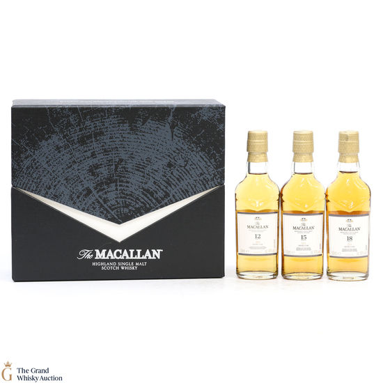 Macallan - 12, 15 & 18 YO Double Cask Set (3 x 5cl)