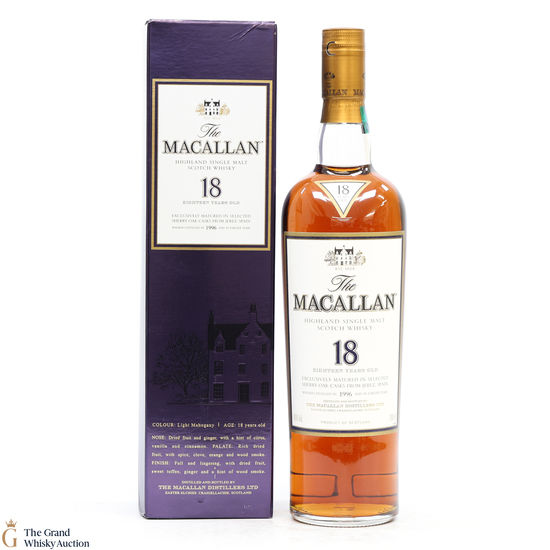 Macallan - 18 Year Old - Sherry Oak (1996)