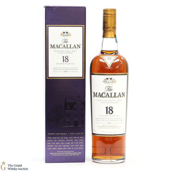 Macallan - 18 Year Old - Sherry Oak (1996)