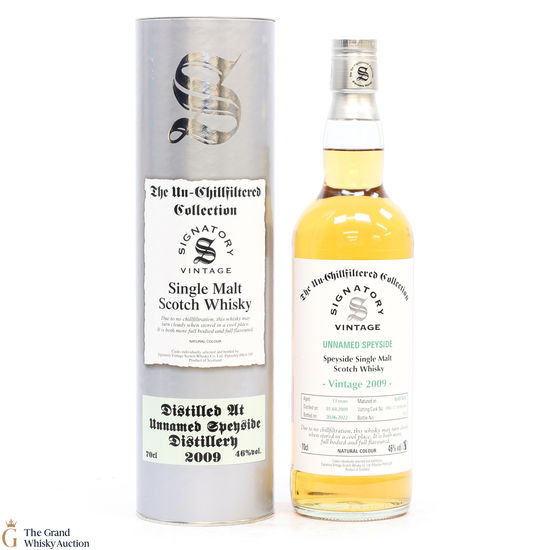 Speyside - 13 Year Old 2009 Signatory Refill Butt #44