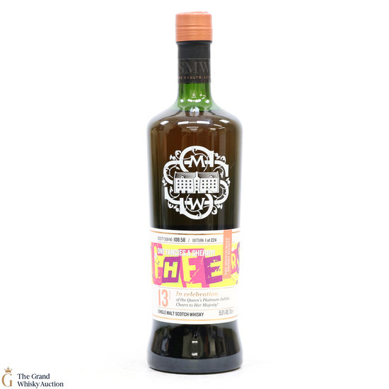 Allt-a-Bhainne - 13 Year Old - SMWS 108.58 One Fancies A Sherry - Queens Platinum Jubilee