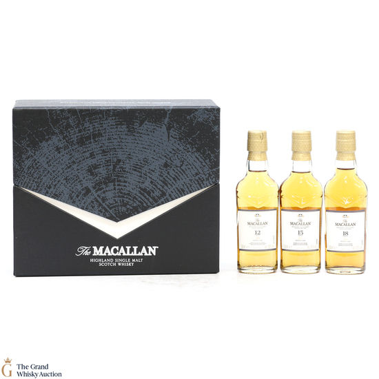 Macallan - 12, 15 & 18 YO Double Cask Set (3 x 5cl)