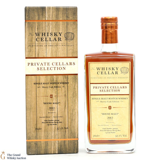 The Whisky Cellar - House Malt 2012 - Sherry Cask #900193