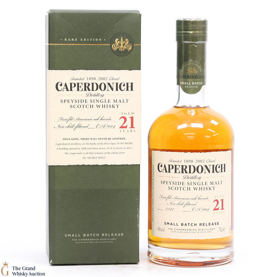 Caperdonich - 21 Year Old - Small Batch Release - Rare Edition