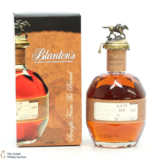 Blanton's - Straight From The Barrel - Cask Strength (60.7% ABV)