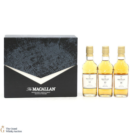 Macallan - 12, 15 & 18 YO Double Cask Set (3 x 5cl)
