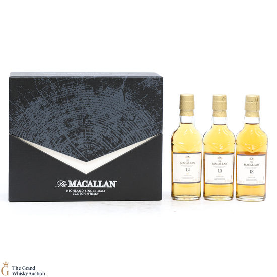 Macallan - 12, 15 & 18 YO Double Cask Set (3 x 5cl)