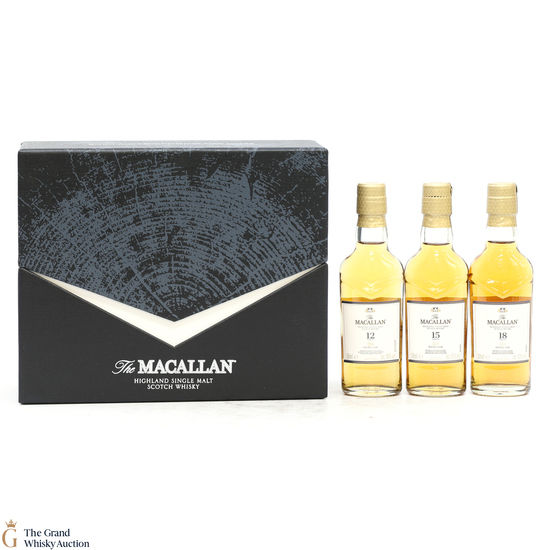 Macallan - 12, 15 & 18 YO Double Cask Set (3 x 5cl)