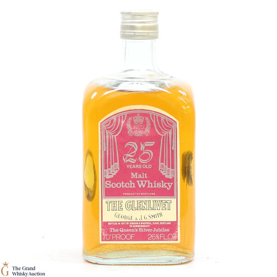Glenlivet - 25 Year Old - Queen's Silver Jubilee 1977