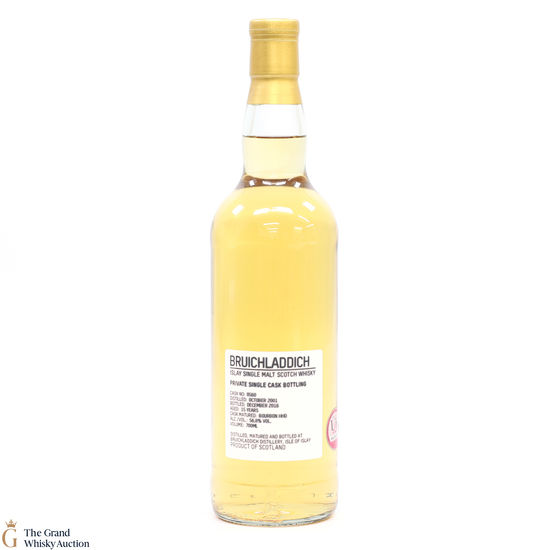 Bruichladdich - 15 Year Old 2001 #560 Bourbon Hogshead Private Cask