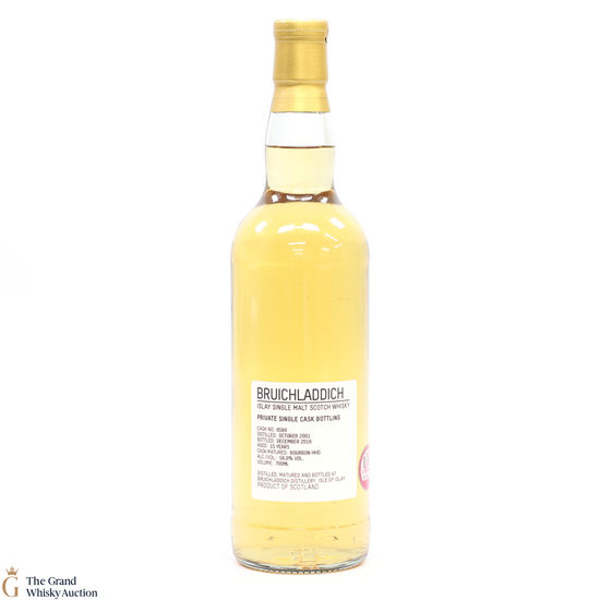 Bruichladdich - 15 Year Old 2001 #560 Bourbon Hogshead Private Cask