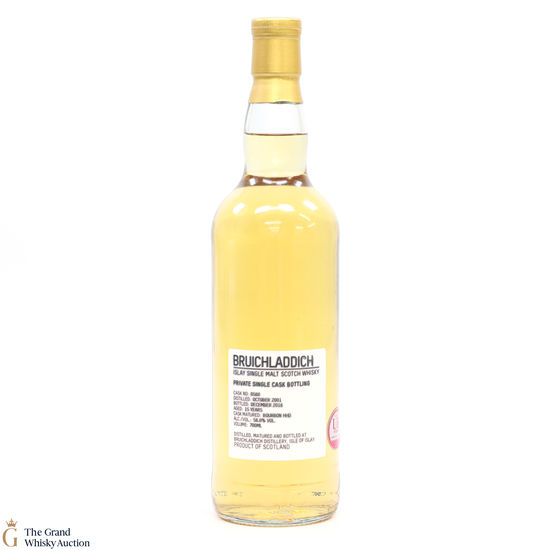 Bruichladdich - 15 Year Old 2001 #560 Bourbon Hogshead Private Cask