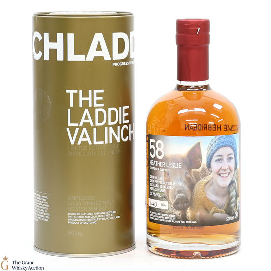 Bruichladdich - 10 Year Old - Valinch 58 - Heather Leslie (50cl)