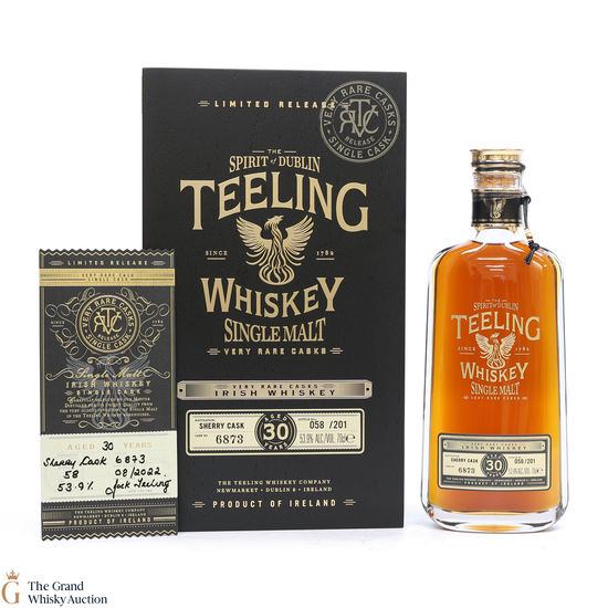 Teeling - 30 Year Old - Single Sherry Cask #6873 - Very Rare Casks