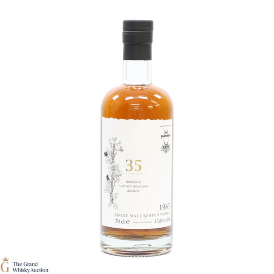 Secret Highland Distillery - 35 Year Old 1985 - Sansibar White Label