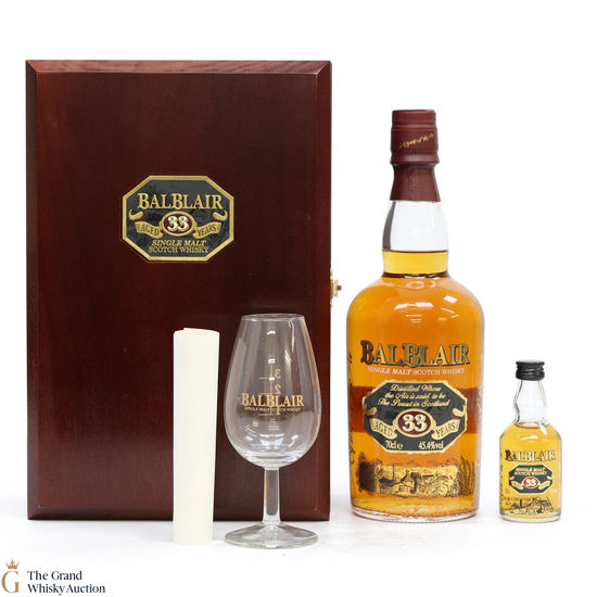 Balblair - 33 Year Old - Limited Edition - With Glass & Mini