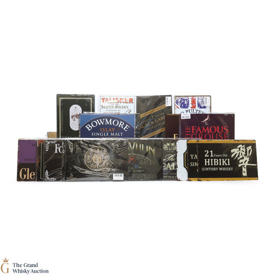 Whisky Metal Signs  x 20