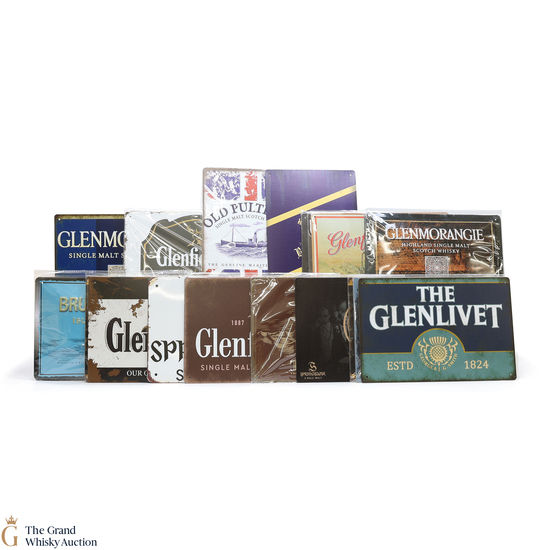 Whisky Metal Signs  x 22