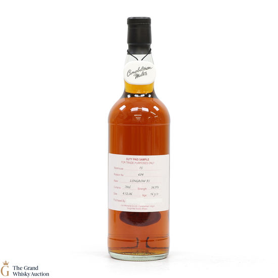 Longrow - 16 Year Old 2006 Fresh Sherry - Duty Paid Sample 56.9%